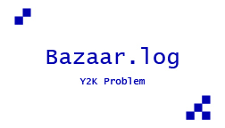Card of Y2K problem, back side.