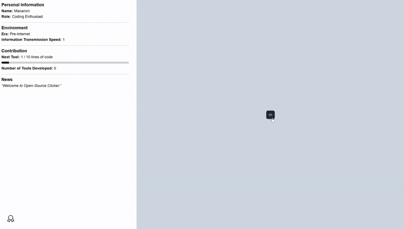 GIF image of the game in web browser.