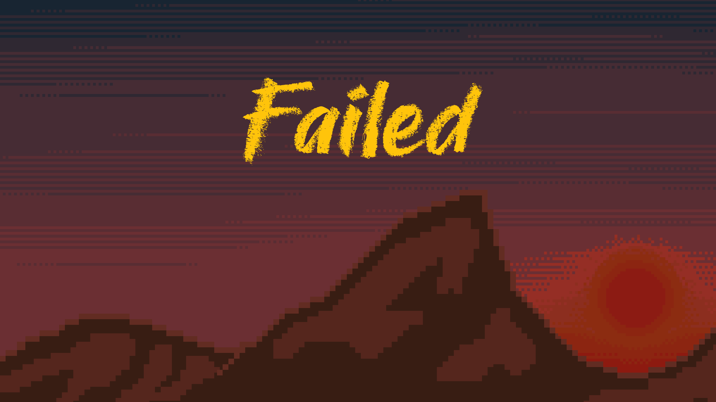 Failed ending scene.